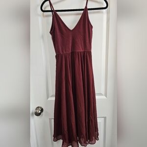 Wilfred Red Casual Dress Effortlessly Chic